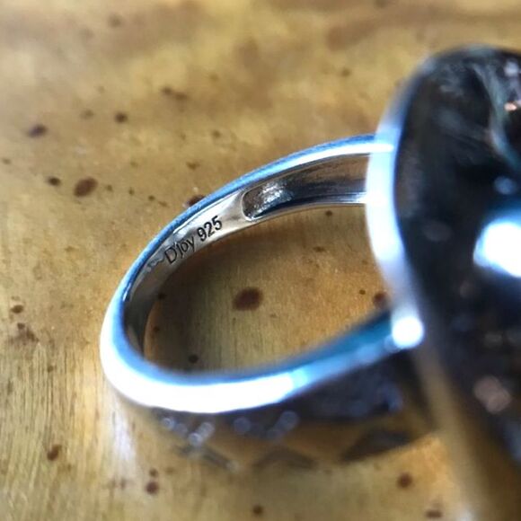 Sleeping Beauty Turquoise Sterling Silver Cowgirl Ring Size 5 - Picture 3 of 9